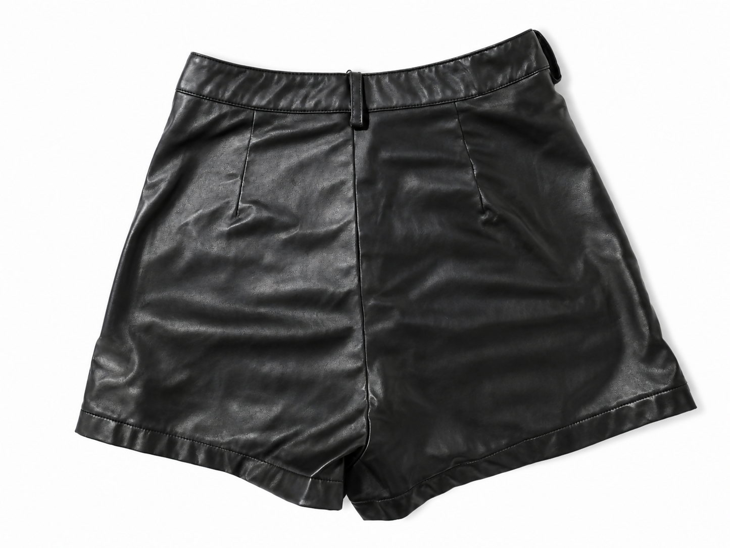 Studded Black Skort