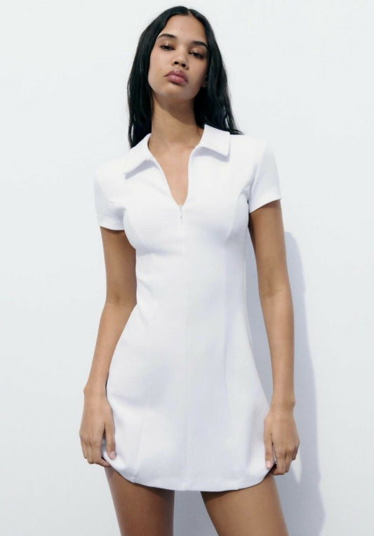 Zara white tennis dress