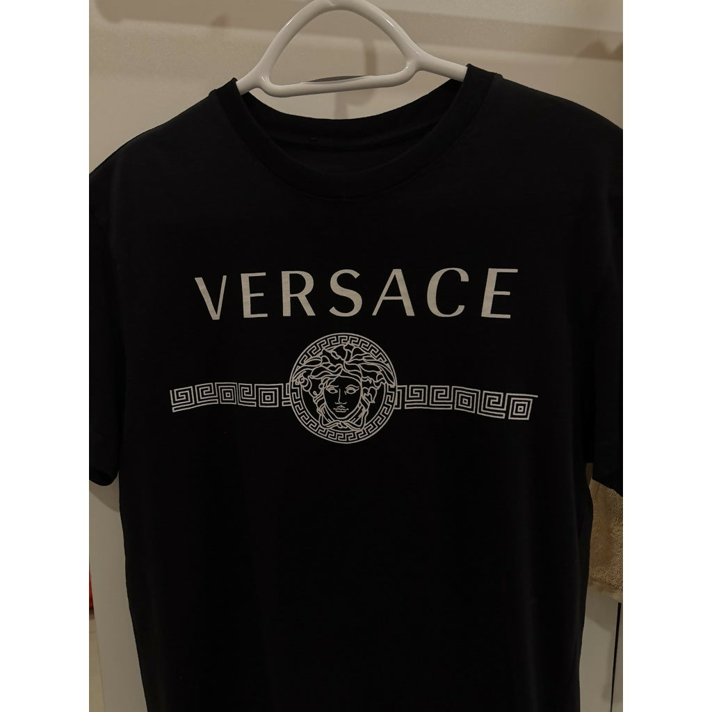 Versace Medusa Logo T-Shirt – Black