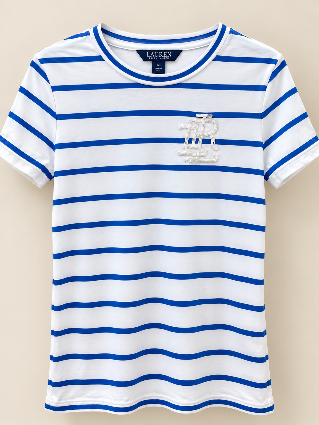Lauren Ralph Lauren Striped T-Shirt – Petite XS