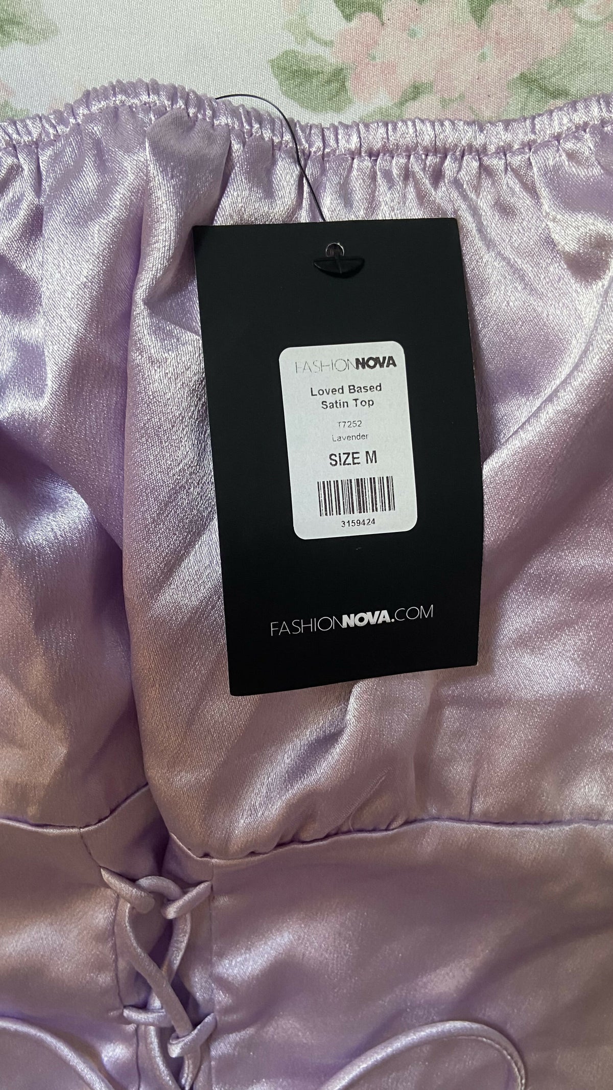 Lavender Adjustable Crop Top
