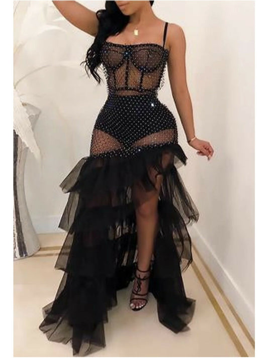 Sheer gown