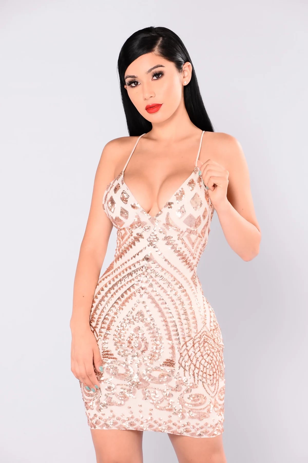 (NEW) Remix Sequin Dress