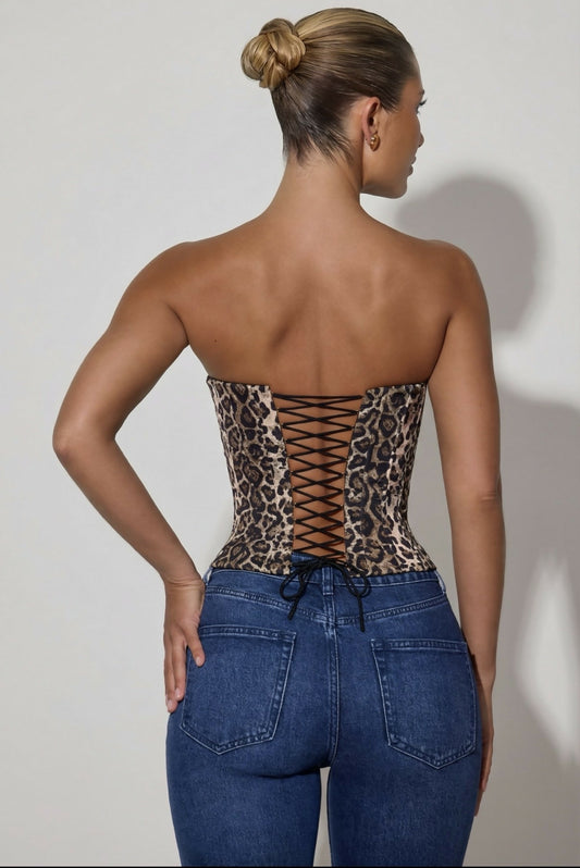 Leopard Corset
