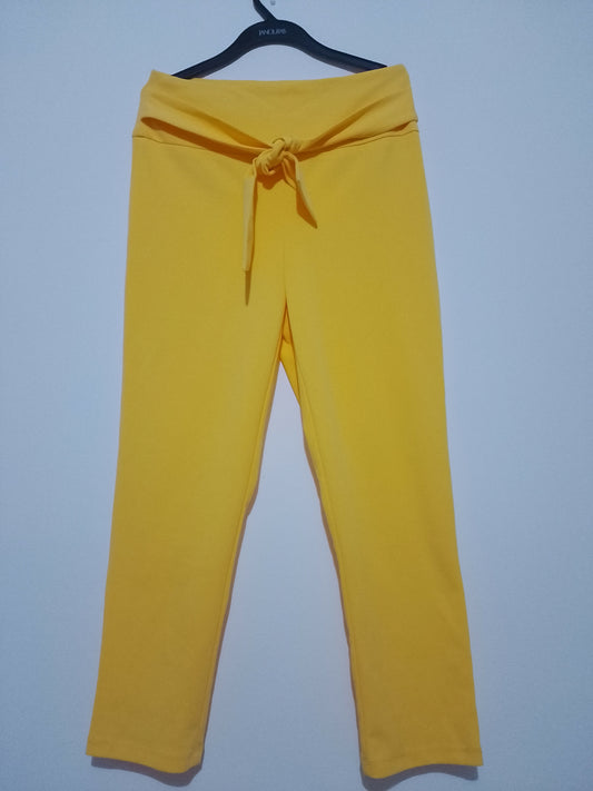 Wearever Yellow High Waisted Capri Pants