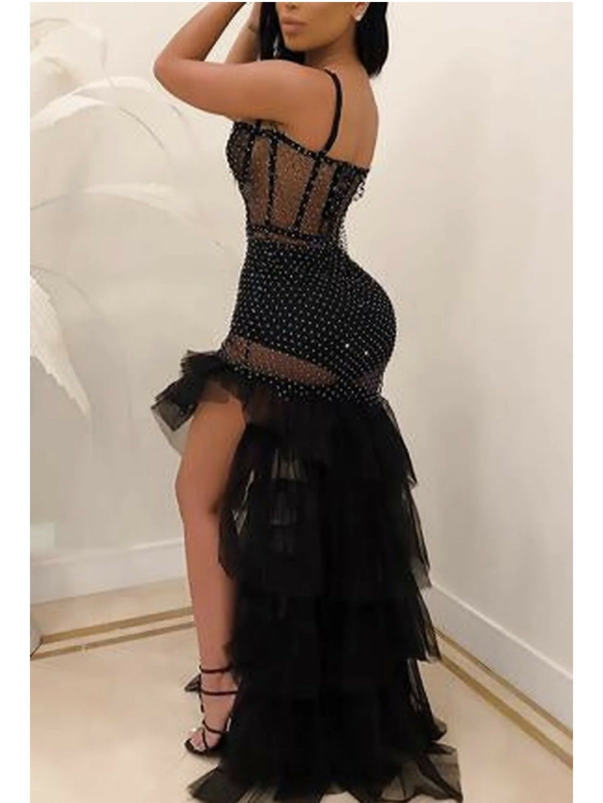 Sheer gown