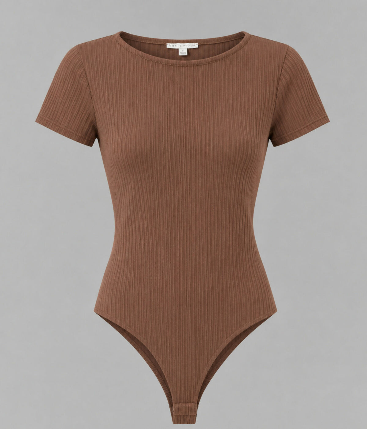 Fitted ribbed bodysuit