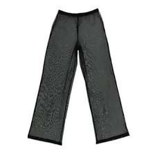 Small Sheer Black Beach Pants