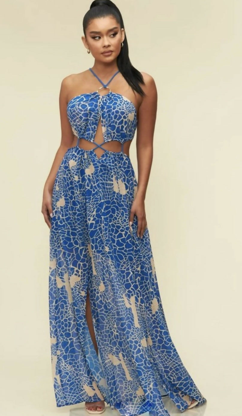 Flowy goddess maxi dress